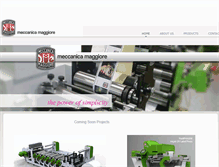 Tablet Screenshot of meccanicamaggiore.com